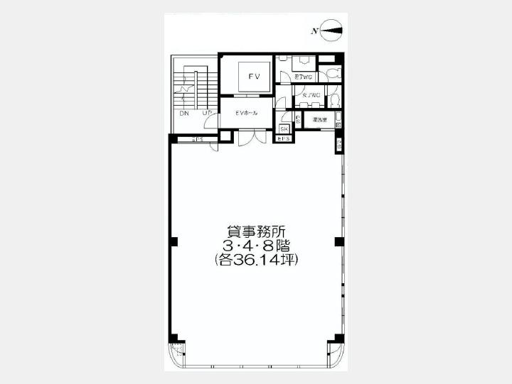 間取り図【YKビル】