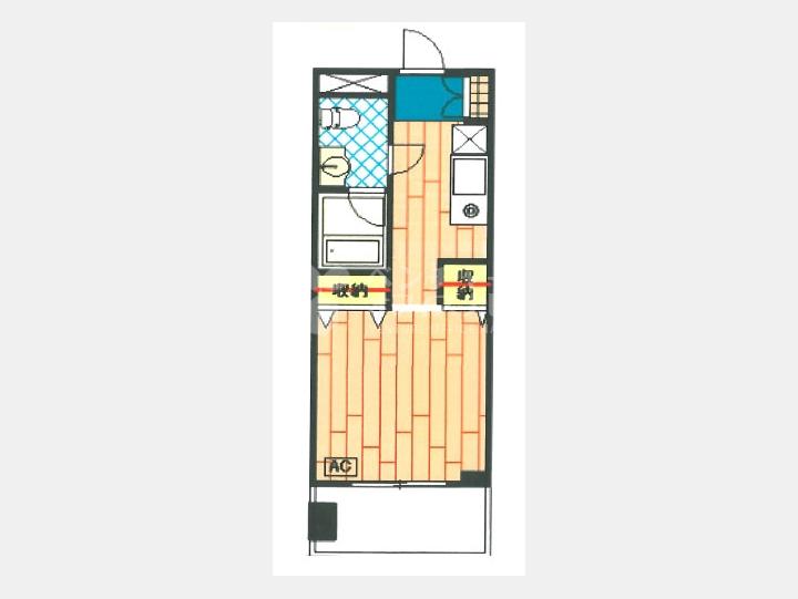 1203間取り図【西新宿ダイヤモンドパレス】