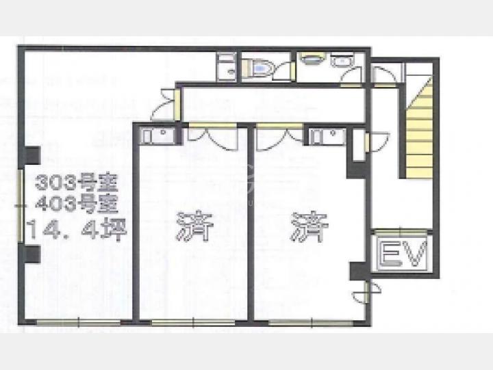 【清田商会ビル】間取り図