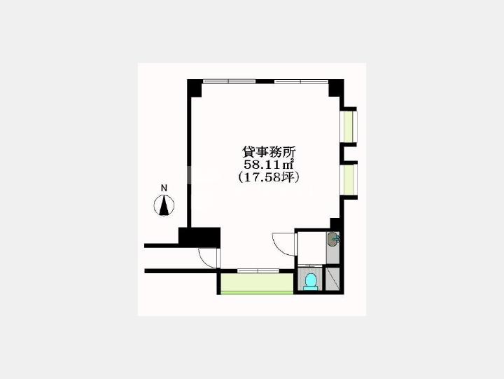 【麹町シャインビル】間取り図
