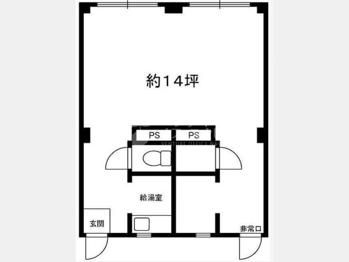 間取図　【七福ビル】