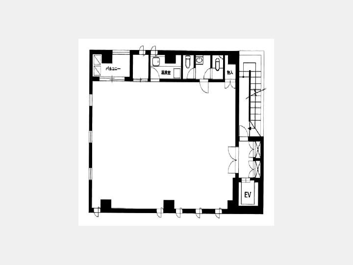 ３F間取り図【白善ビル】