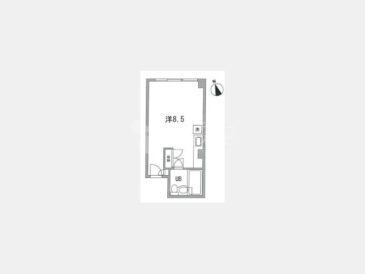SOHOマンション間取り【西麻布ハウス 402号室】