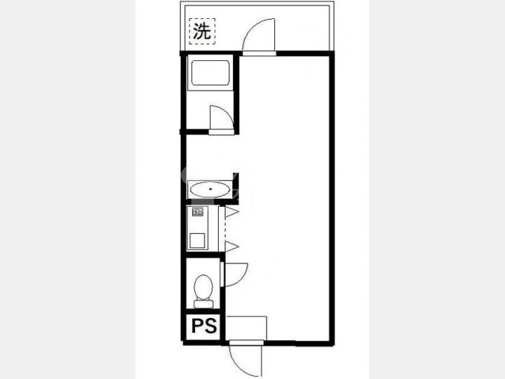 ３０３間取り図　【ヴェルミドール恵比寿】