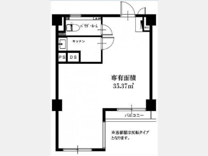 賃貸オフィス【３１６青山　603号室／反転タイプとなります】