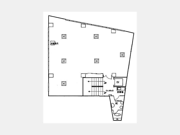 ６F間取り図【ＢＩビル】