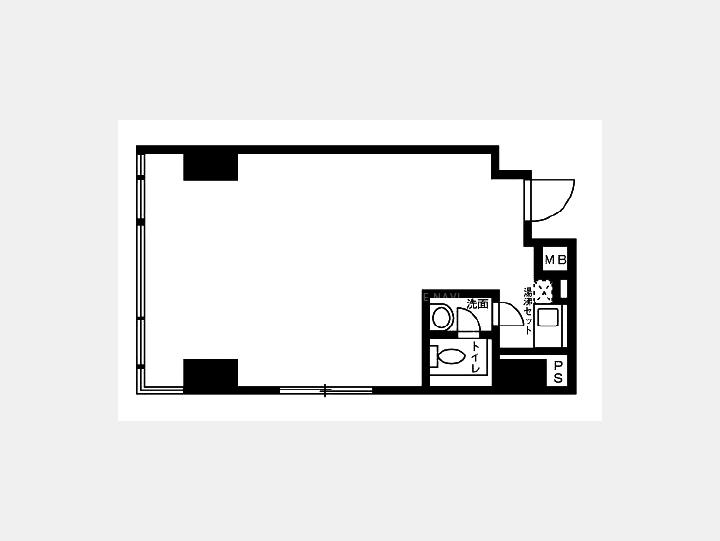 ５０５間取り図【グローリア宮益坂Ⅲ】