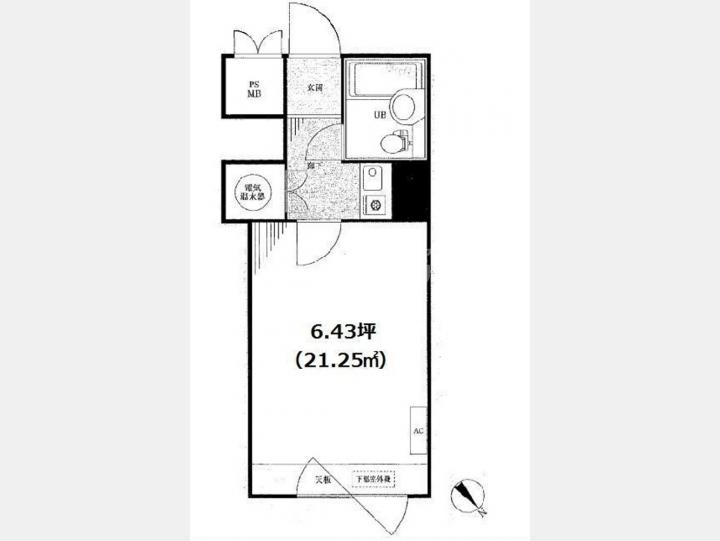 SOHOマンション【パシフィック乃木坂 509号室】
