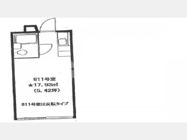 811間取り図【東京ロイヤルプラザ】