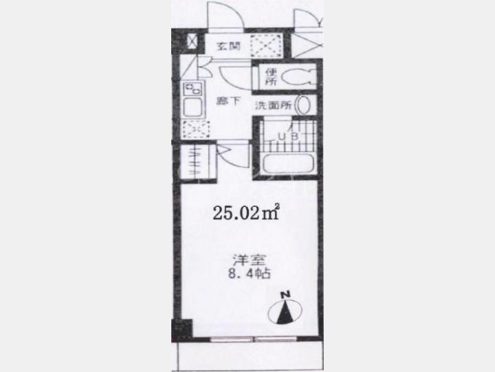 間取図　SOHOマンション　【ヴィアレット原宿】