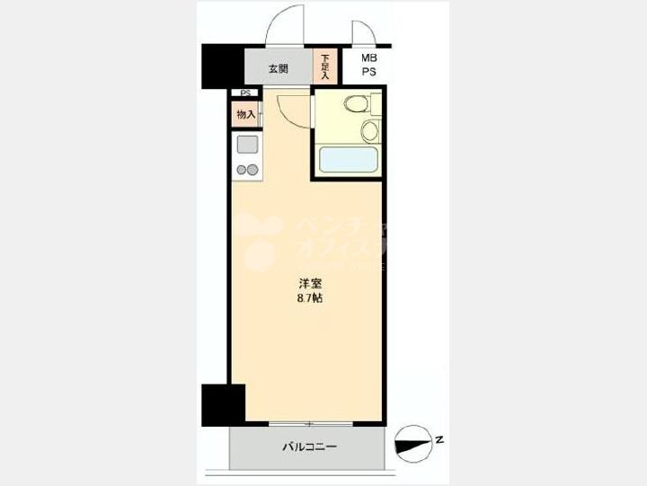 間取図　【コアロード西新宿】