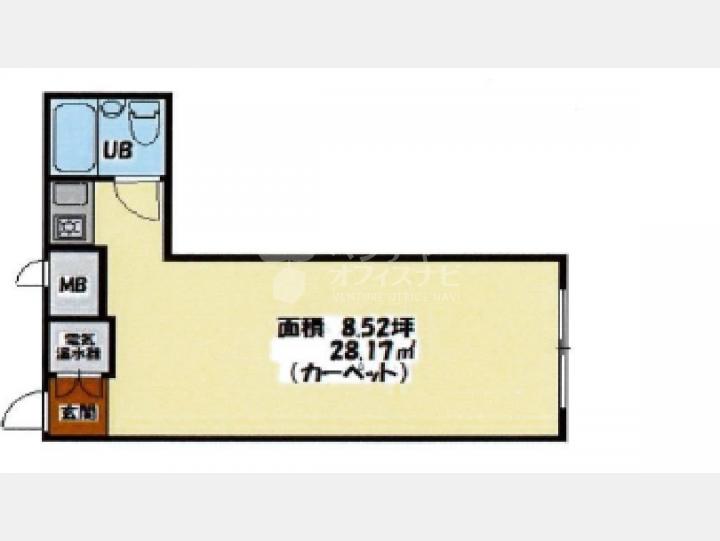 607間取り図【朝日神保町プラザ】