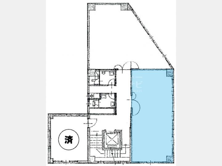 ５B間取り図【鈴野ビル】