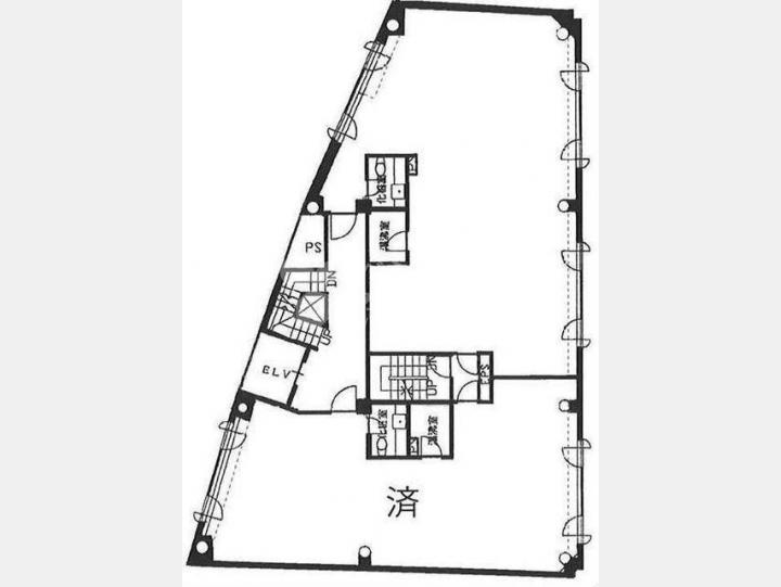 ７０１間取り図【ナカニシビル】