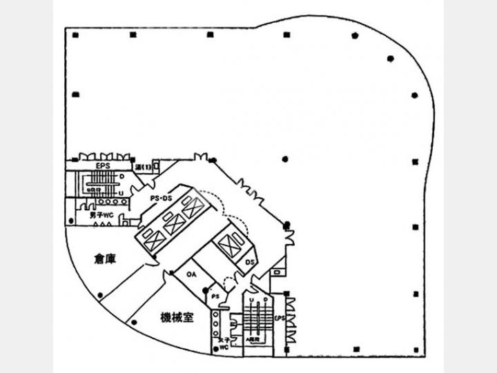 １２F間取り図【バーク芝浦ビル】