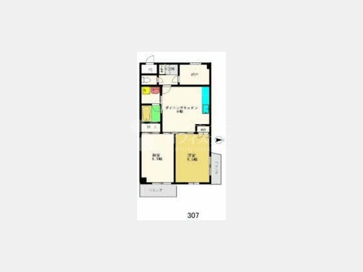 間取り図【クレスト本町】