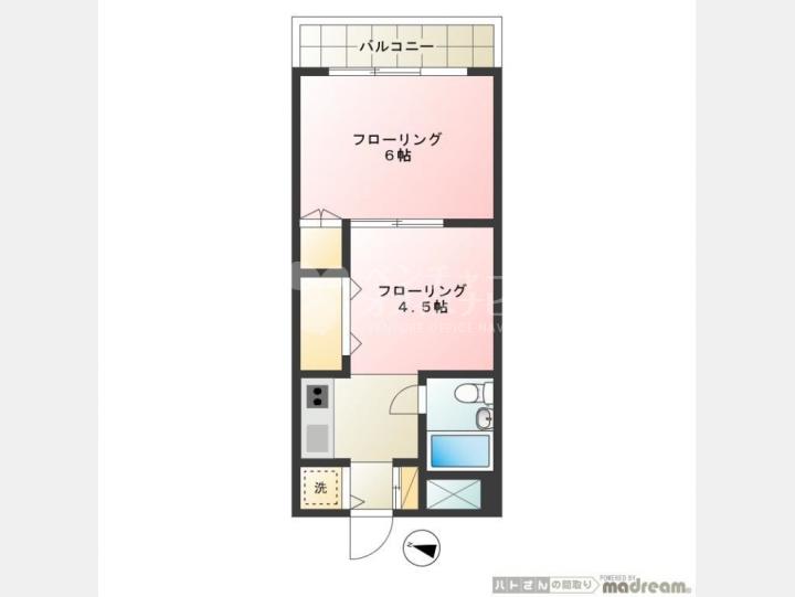 間取図 【飯田橋ハイタウン】