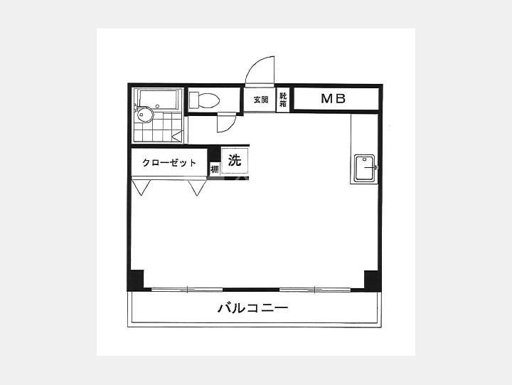 203間取り図【マーサ恵比寿】