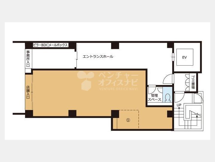 １F間取り図【ＶＯＲＴ新橋Ⅱ】