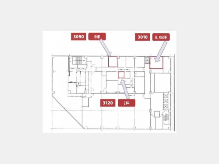 間取図　【築地KYビル】