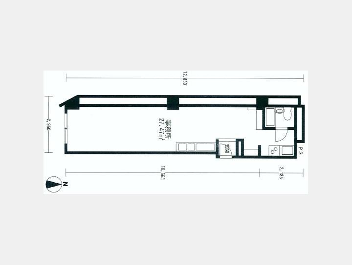 間取図　【赤坂ナショナルコート】