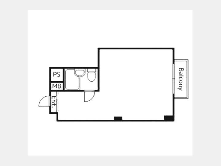 ３０２間取り図【南部ビル】