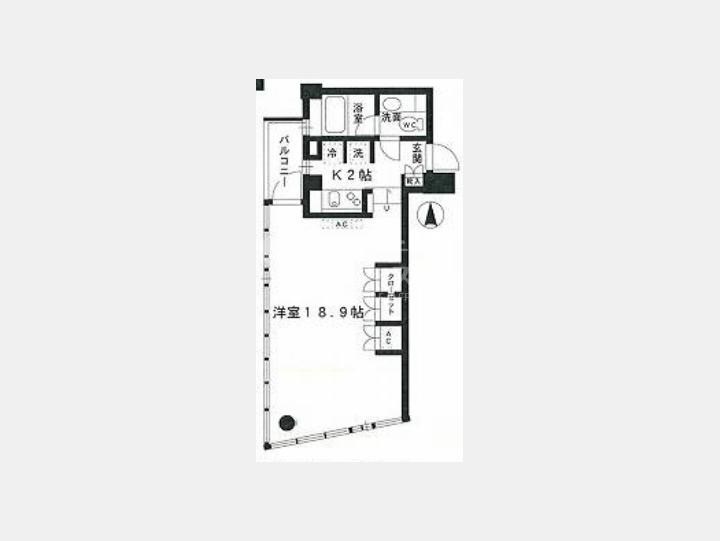間取図　【エクシーナ四谷】