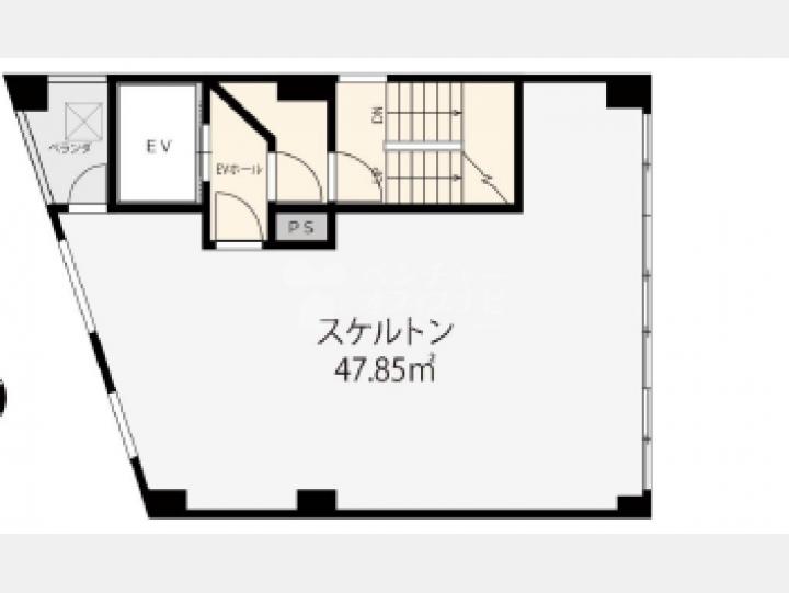 3階平面図【アスナロビル】