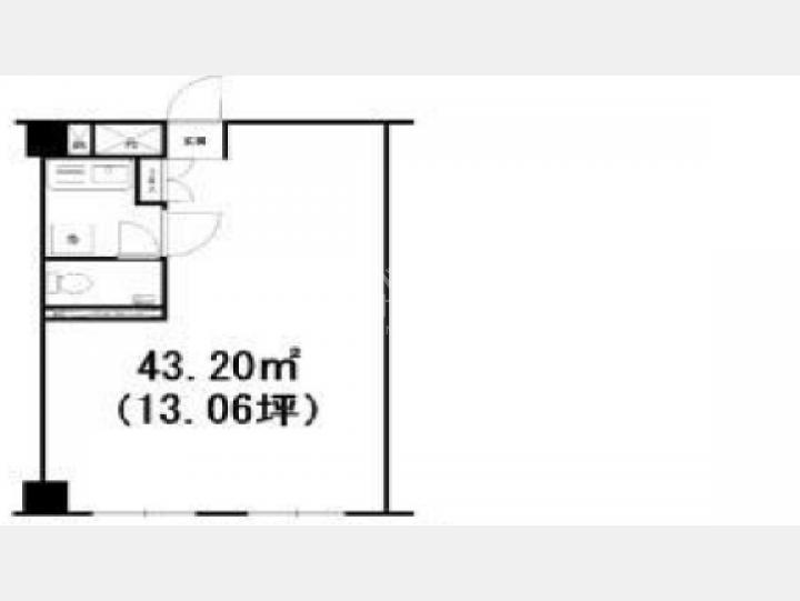 805平面図【飯田橋ハイタウン】