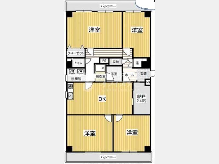 間取り図【朝日八丁堀マンション】