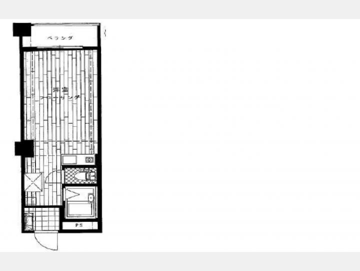 603号室間取図　【ライオンズマンション平河町】