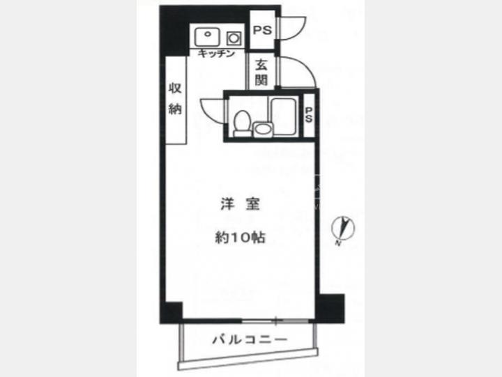 SOHOマンション間取り【フォンテ青山　1011号室】