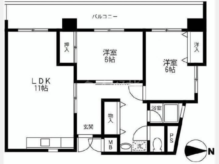 間取り図【第1桂城ビル】