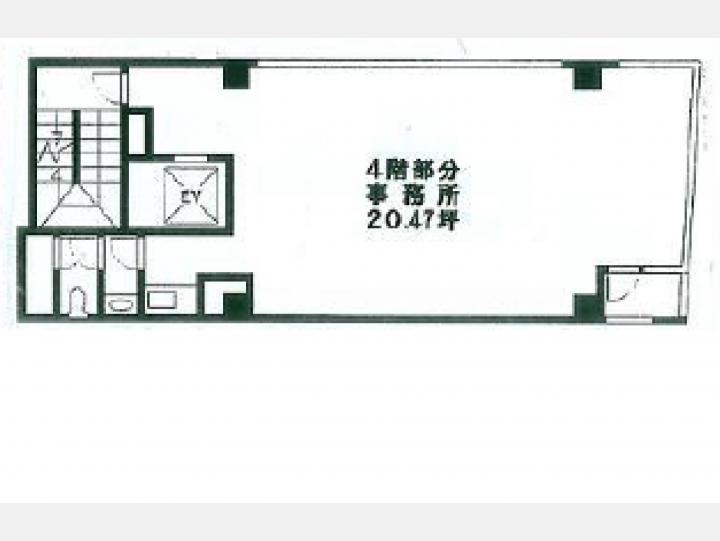 4階平面図【ナビール日比谷】