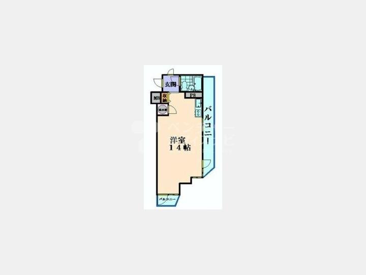 間取図　【ハイホーム五反田】
