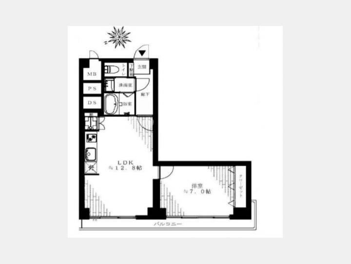 間取り図【秀和築地レジデンス】