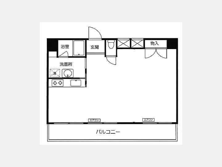 ７０１間取り図【オリエントニュー赤坂】