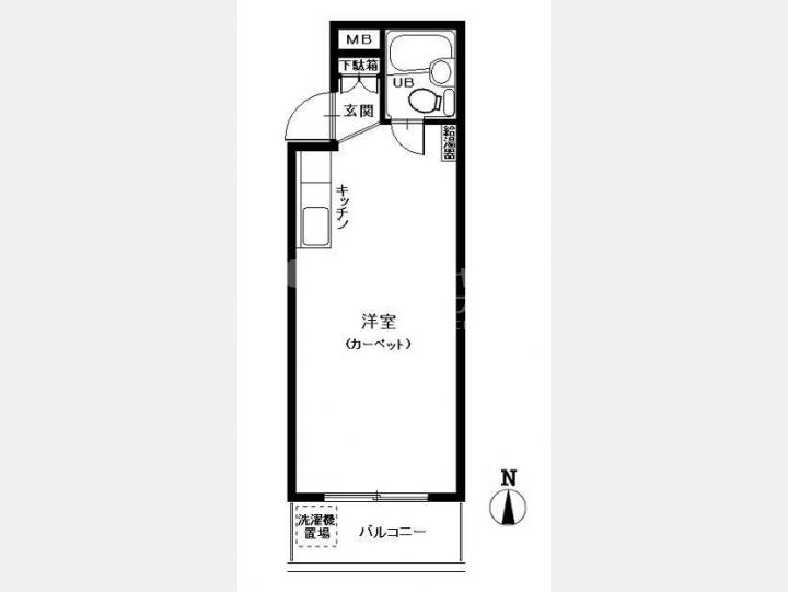 502間取図【レオ五反田辻ビル】