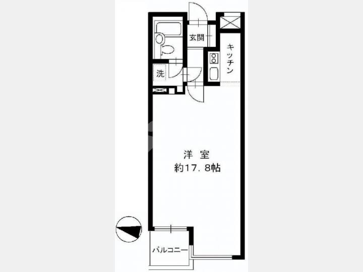 間取図　【メゾン文京関口Ⅱ】