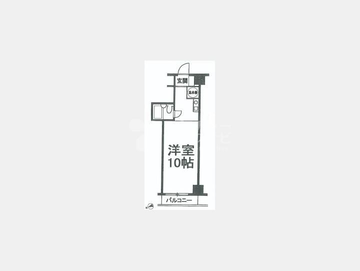 【サンパティオ高田馬場】間取り図