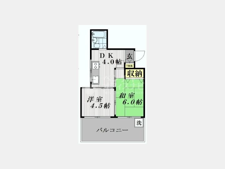 【STビル鶯谷】間取り図