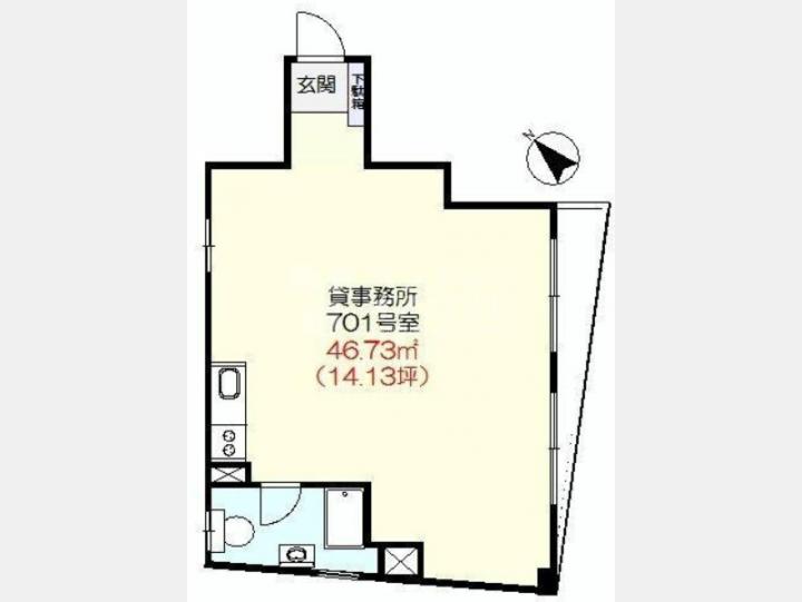 【藤田マンション】間取り図