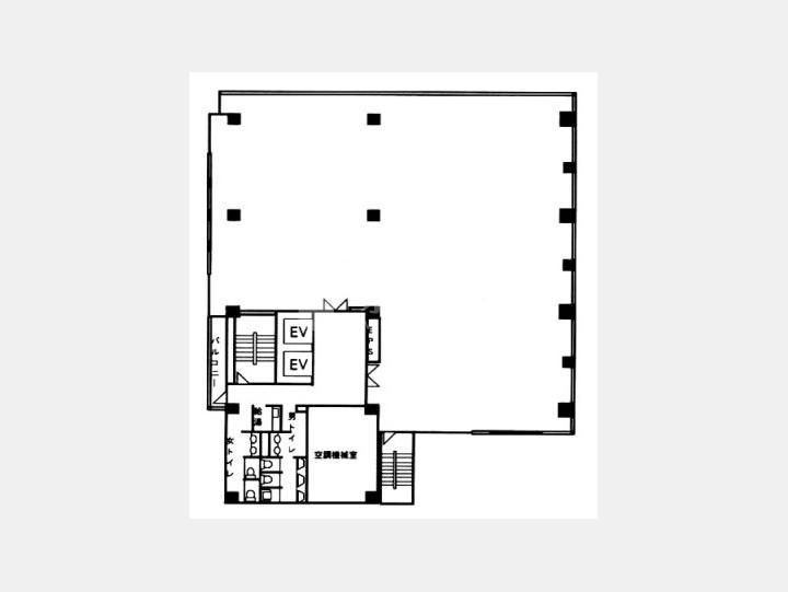 ６F間取り図【芝一丁目ビル】