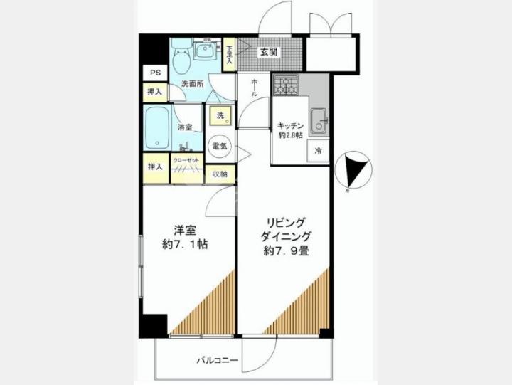 間取図　【グランドメゾン元赤坂】