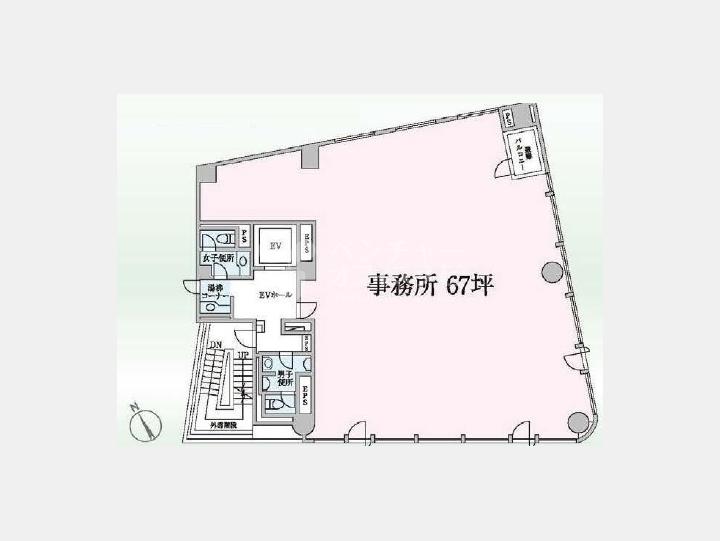 間取図　【新宿やわらぎビル】
