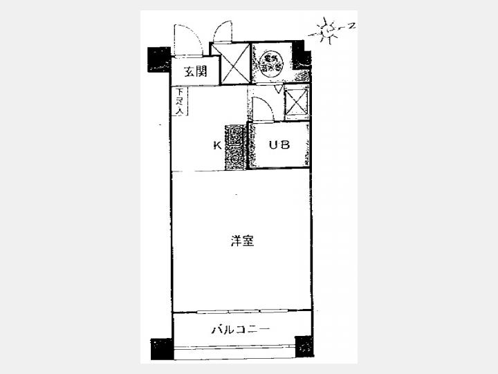 間取図　【ニューハイツ湯島】