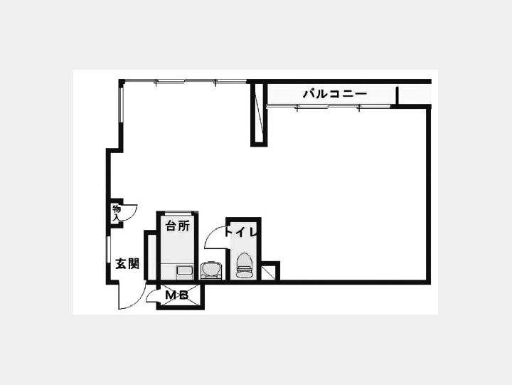 ７０６間取り図【青山セブンハイツ】