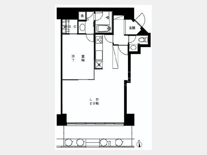 間取り図【戸越ポイント】
