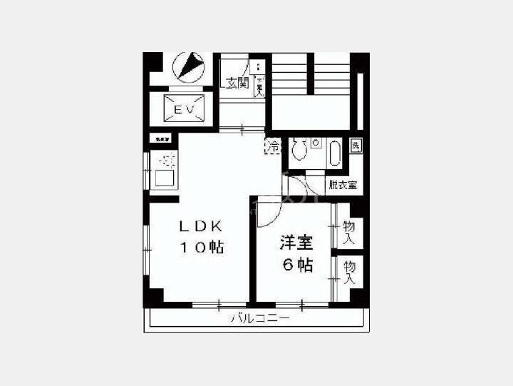 間取図 SOHOマンション 【三信マンション】