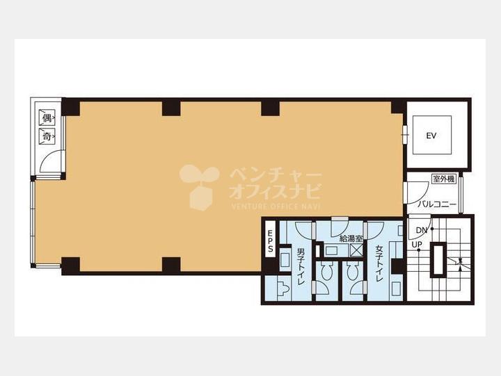 ２－９F基準階間取り図【ＶＯＲＴ新橋Ⅱ】